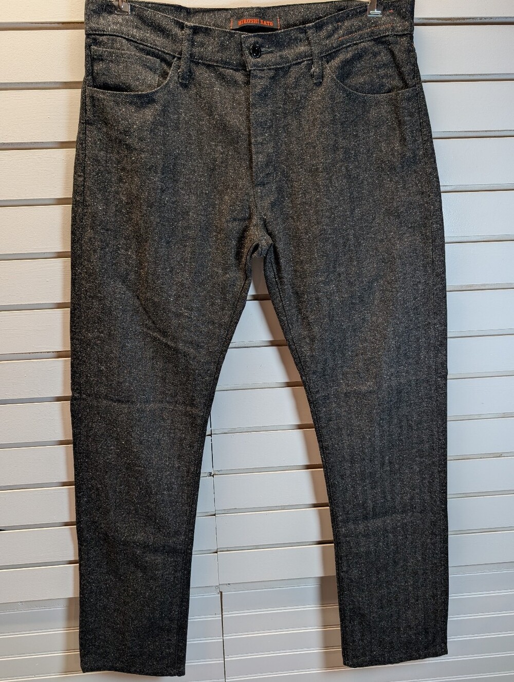 Kato by Hiroshi Kato The Pen Tweeded Black Jeans Size 34 EUC
